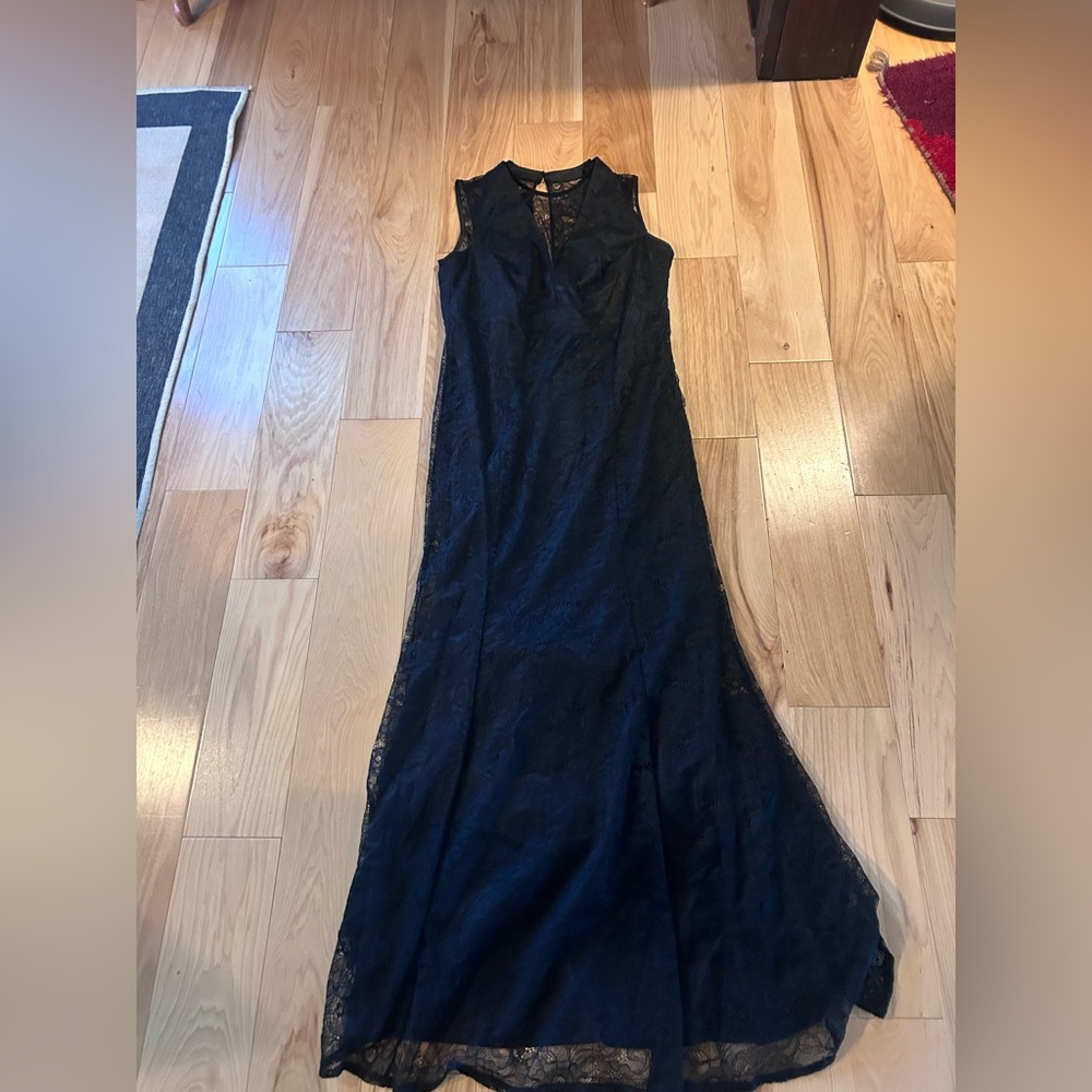 Black lace dress